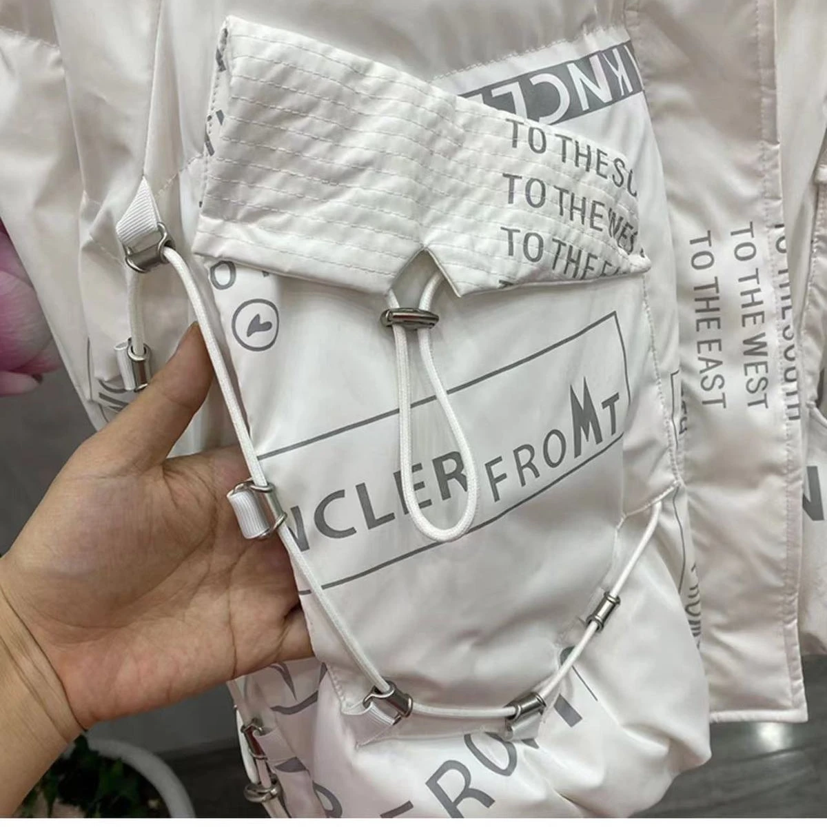 Winter Down Cotton Coat Women Hip Hop Jacket Zipper Parkas Super Hot Coats Print Oversized Windbreaker Thick Warm Outerwear