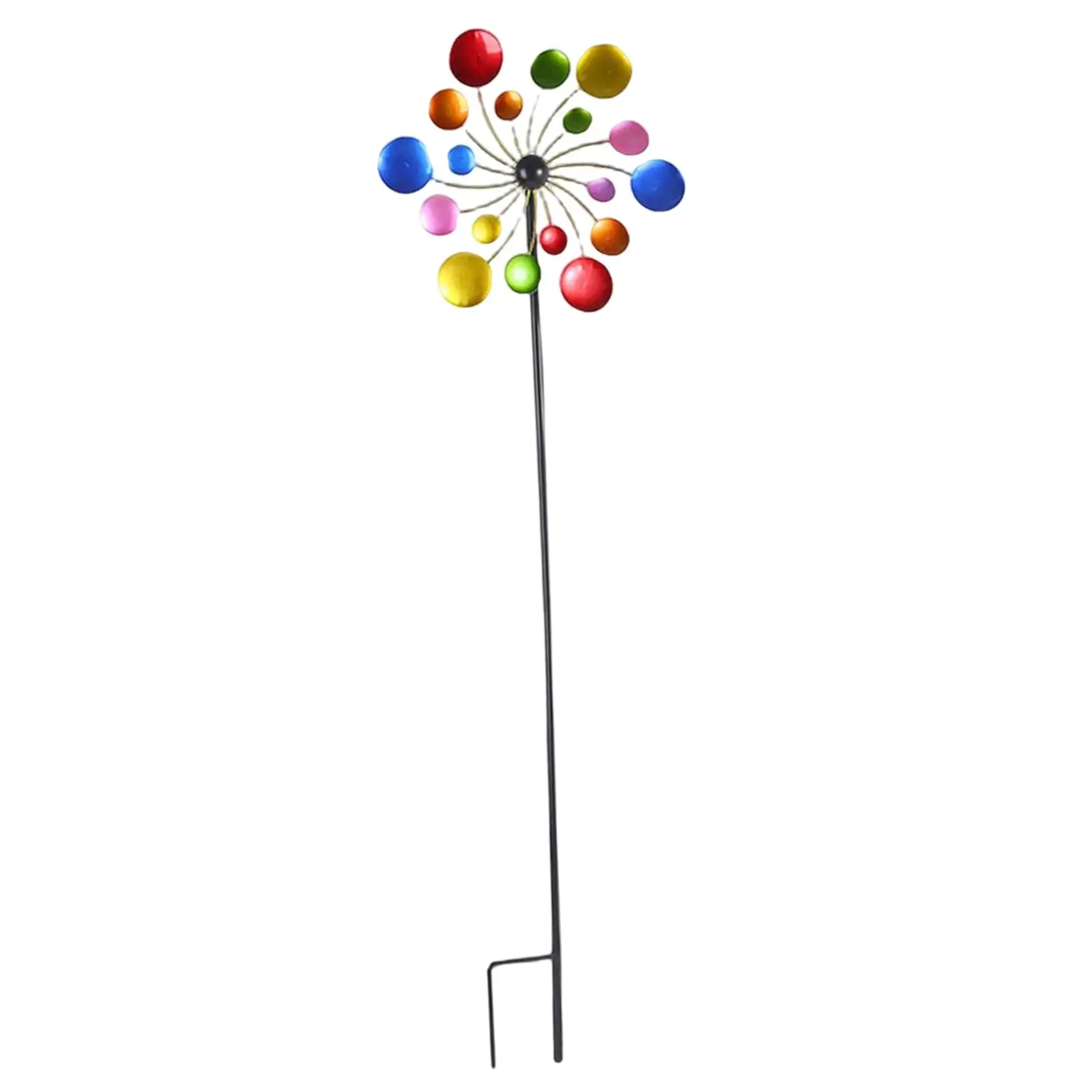 

Rotating Windmill Housewarming Gifts Iron Wind Spinners Wind Sculptures for Landscape Patio Farmhouse Lawn Decor