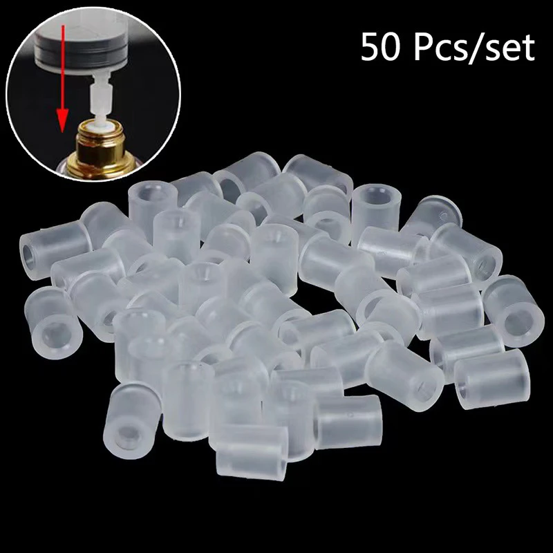 

50Pcs/pack Perfume Separator Syringe Conversion Head Syringe Special Needle Mini Refillable Converter Portable Refill Tool