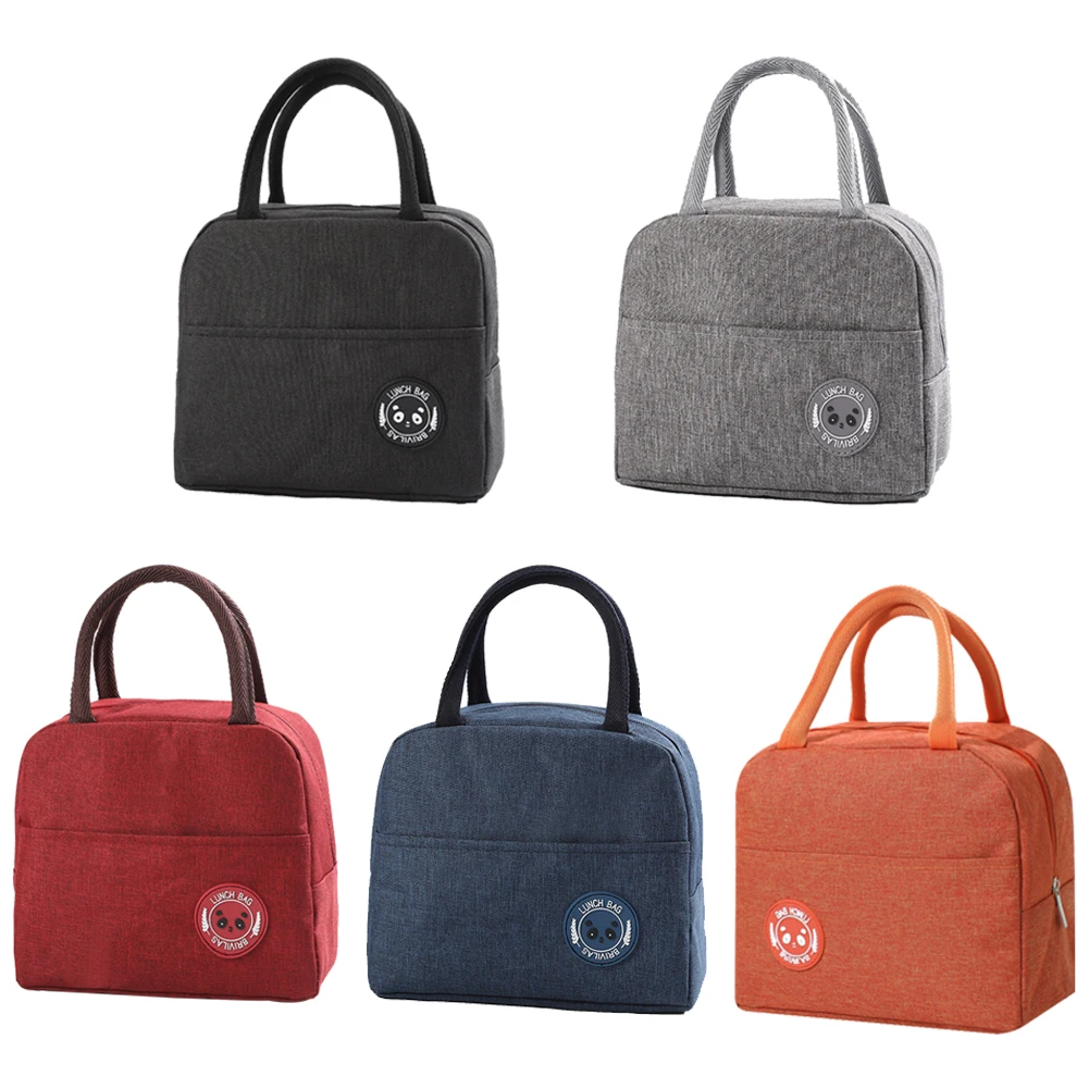 

Изолированная сумка для ланча унисекс, теплоизоляционная сумочка из алюминиевой фольги для пищевых напитков, тоут, дорожный мешок для пикн...