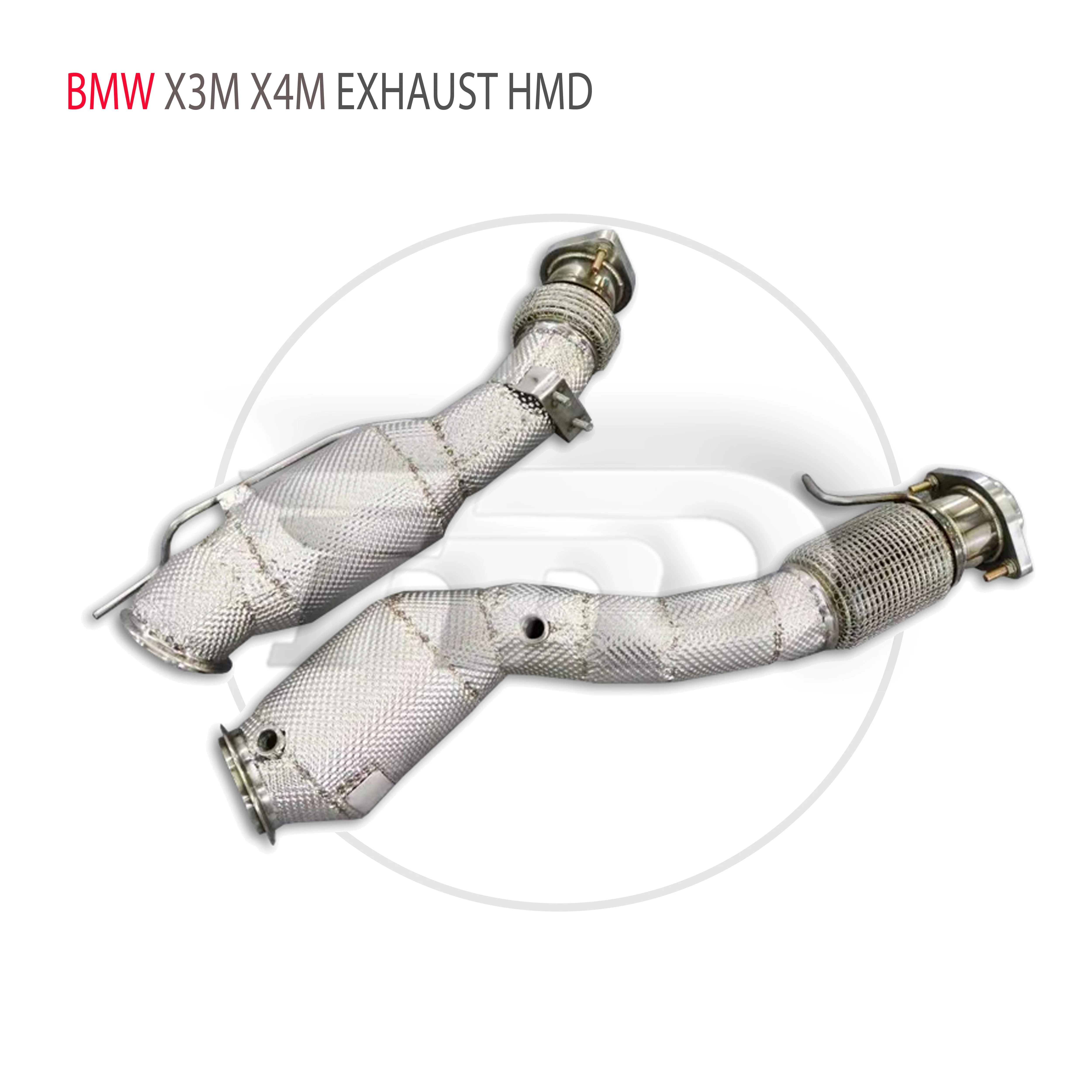 

HMD Exhaust System High Flow Performance Downpipe for BMW X3M X4M F97 F98 S58 Engine 3.0T Car Accessories With Catalytic