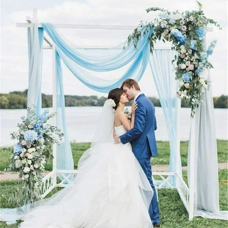 

The Latest Table Chiffon Flag European American Style Decoration Flag Wedding Decoration Snow Spinning Table 393