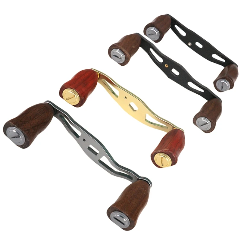 

Рукоятка-качалка для рукоятки из твердой древесины, рукоятка для самостоятельной сборки, подходит для комплектов Shimano/Daiwa/Abu Pesca