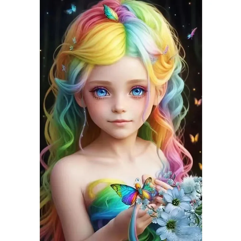 

Sunature 5D Full Diamond Painting Art Square Round Beauty Girl AB Diamond Painting Kits