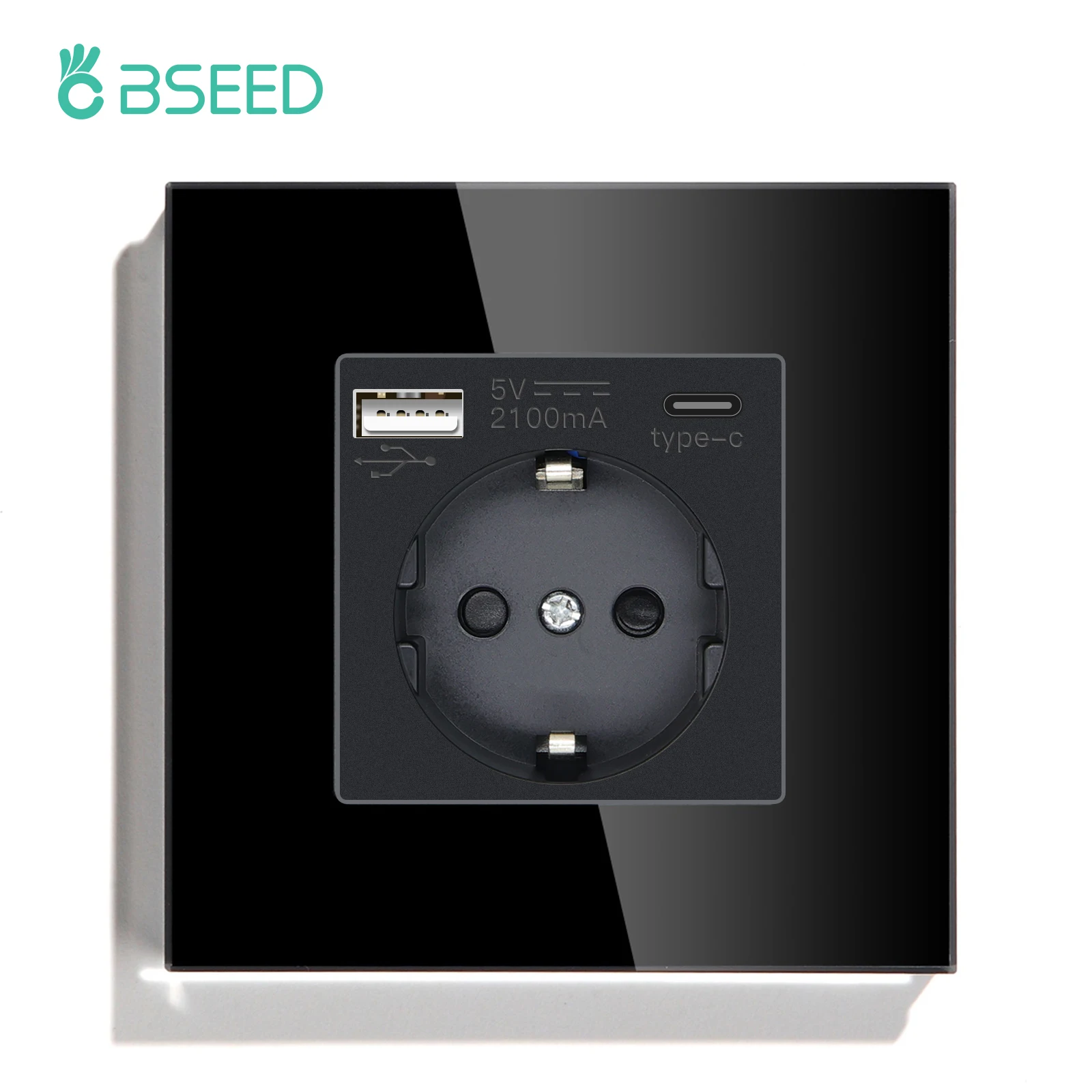 

Электрическая розетка BSEED с USB Type-C 16А