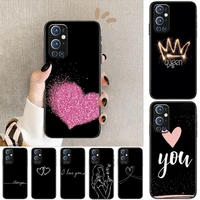 love heart crown for oneplus nord n100 n10 5g 9 8 pro 7 7pro case phone cover for oneplus 7 pro 17t 6t 5t 3t case