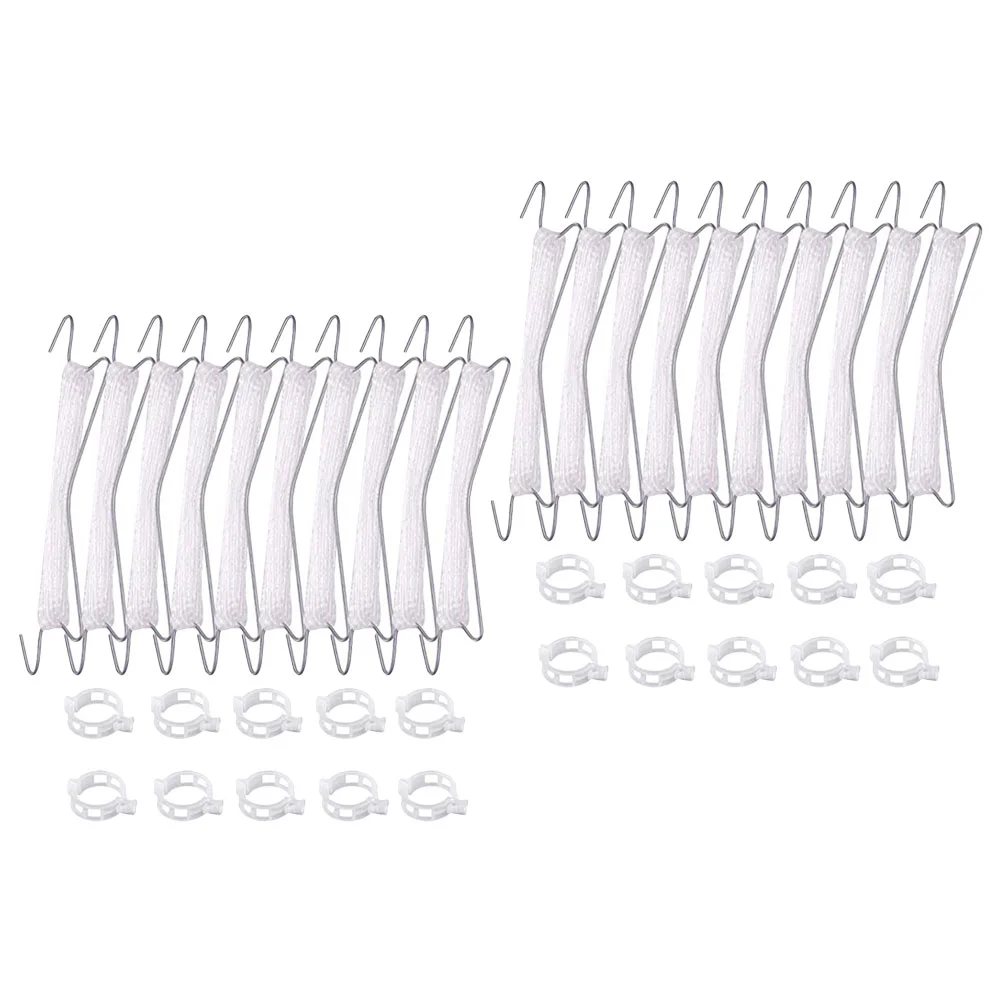 

2 Sets Grape Vines Garden Supply Cherry Tomato Fixing Cherry Cucumber Hanging Plastic Clip Trellis Plants