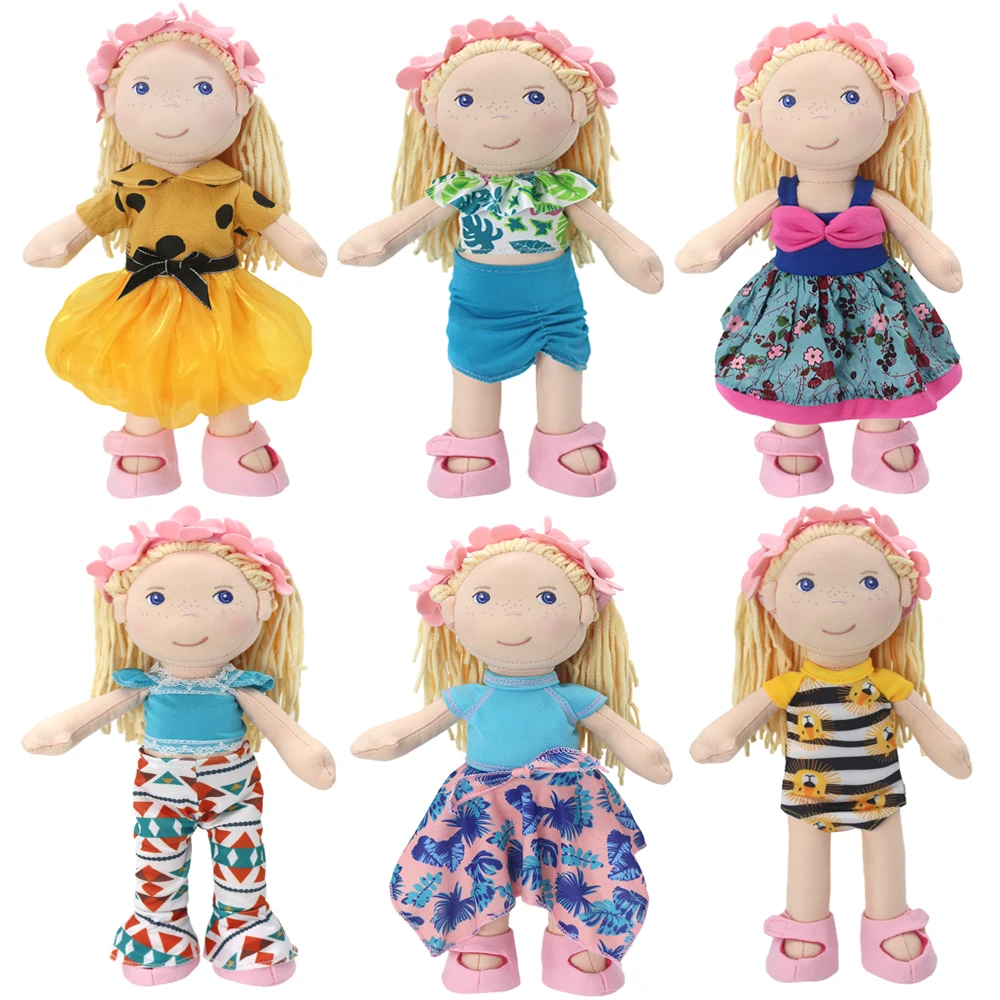 Для 14-дюймовой хлопковой куклы Hala Baby Doll летняя одежда наряды 14 5 кукла Камилла Ashlyn