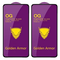10pcs og tempered glass full cover screen protector film guard for samsung galaxy a21s a01 a11 a21 a31 a41 a51 a61 a71 a81 a91