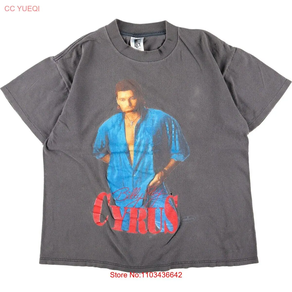 Двухсторонняя женская футболка с драгоценным камнем Билли Рэй в стиле 90-х