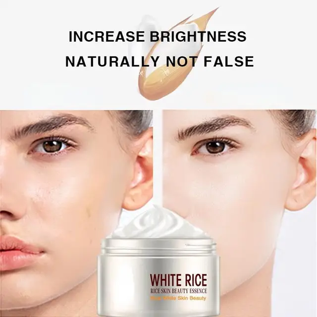 White Rice Whitening Cream Anti Aging Remove Wrinkles Nourishing Moisturizing Facial Cream Face Care 4