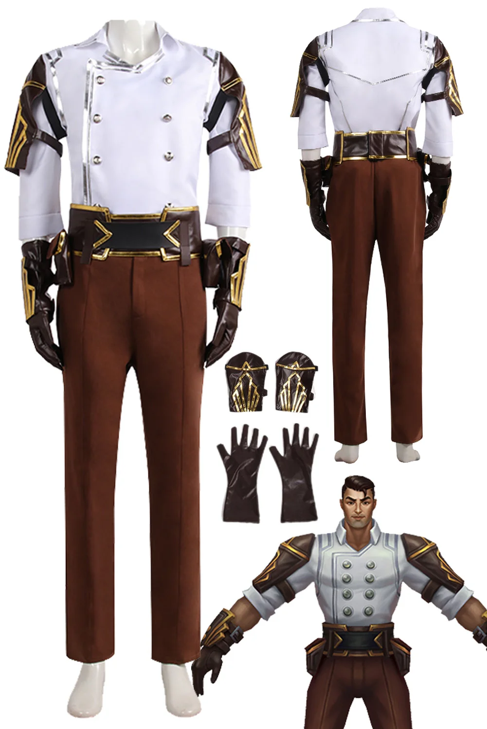 Маскировка Arcane Jayce перчатки для косплея одежда игра LOL TV 2 наряды ролевых игр