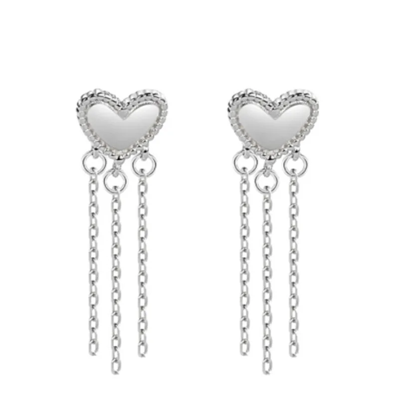 

Серьги-подвески женские из серебра 925 пробы, с кисточкой