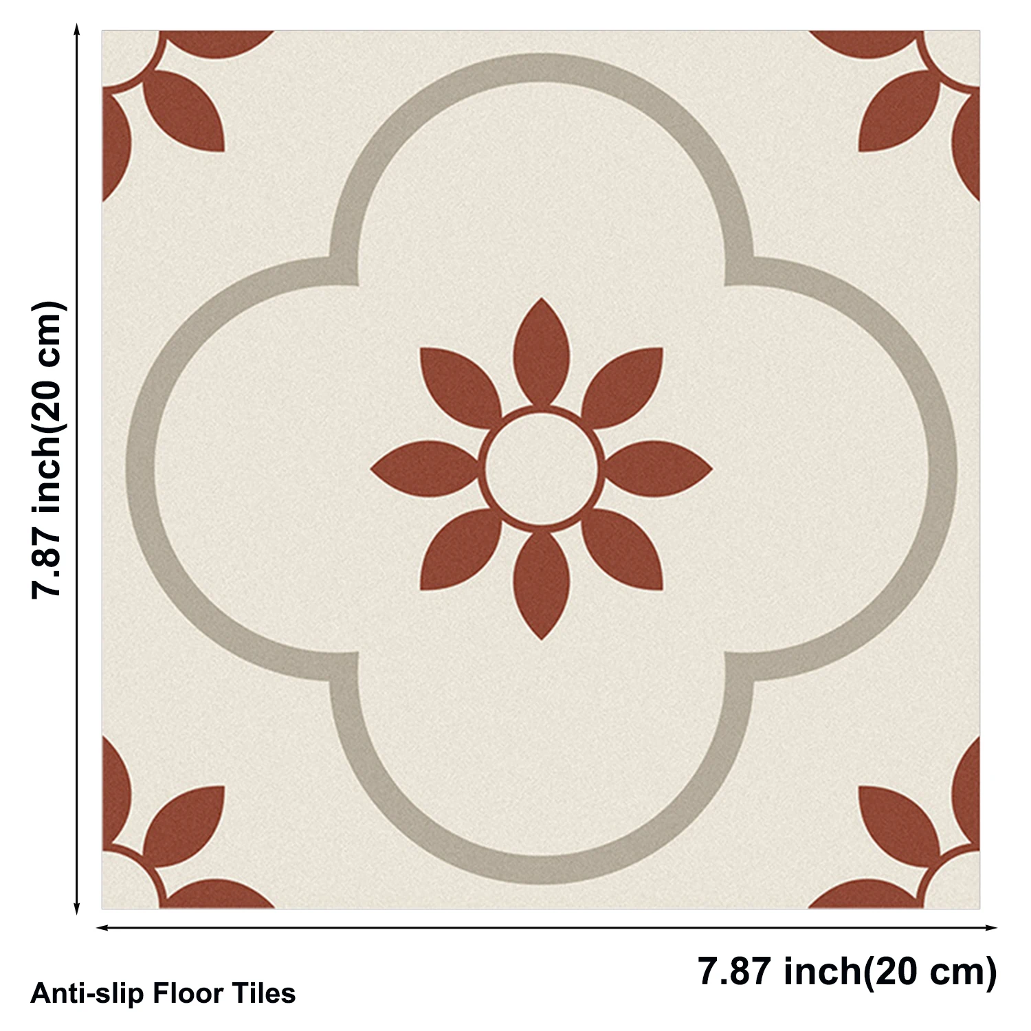 Самоклеящаяся напольная плитка 20X20 см PET, напольная плитка, 6 листов ...