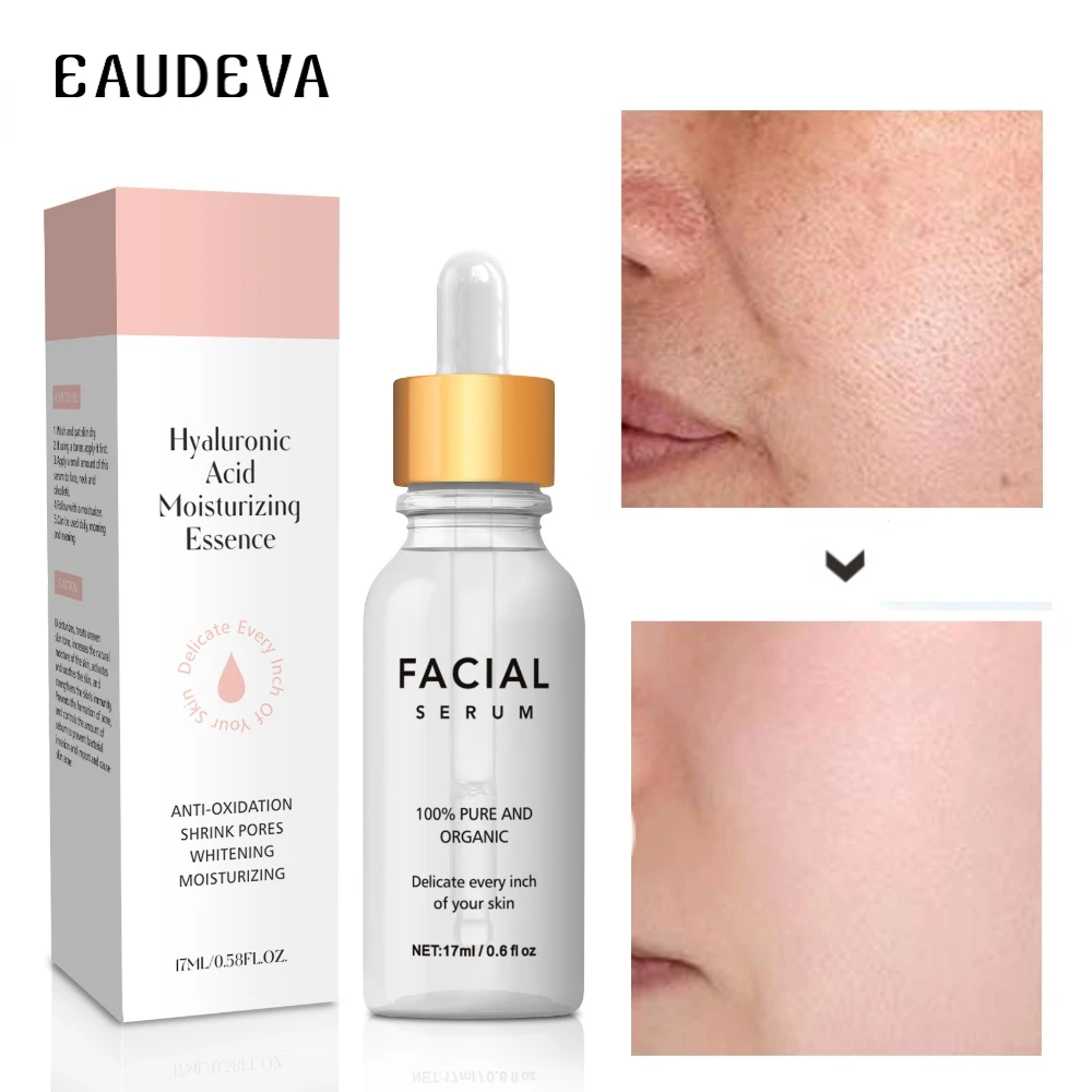 

Face Essence Moisturizing Hyaluronic Acid Serum Anti-aging&Wrinkle Whitening Shrinks Pores Repair Loose Face Cream Dry Skin Care