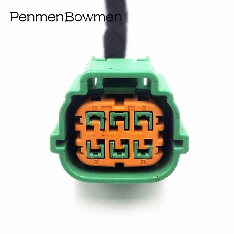 

6Pin Automotive Electronic Throttle Harness Plug Green Female Connector For Nissan Teana Tiida Sylphy Qijun Infiniti
