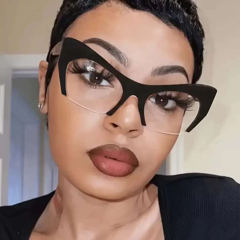 Модные модные оправы для очков «кошачий глаз» для женщин и мужчин ...