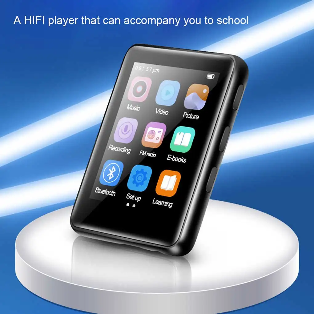 

Bluetooth-compatible MP3 MP4 Player Stereo Sound Portable Music Reading