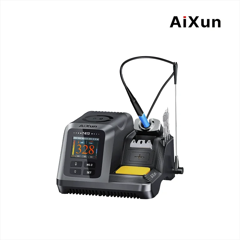 Умная паяльная станция Aixun T413-T245, 200 Вт, совместимая с ручкой T225 для ремонта BGA, инструмент для сварки и разборки материнской платы (art.: 3920cdd206bbe) - 3920cdd206bbe