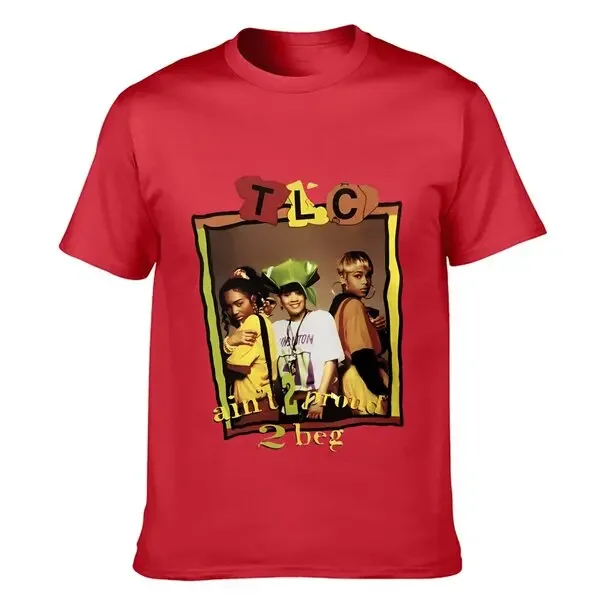 Camiseta de Tlc лёгкий 2 Proud Beg para hombre camisa с принтом Topharajukkuu 1992