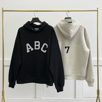 mens essentials hoodies abc printed letter 100 cotton sweatshirt fashion high street hip hop unisex sweatshirts pullover