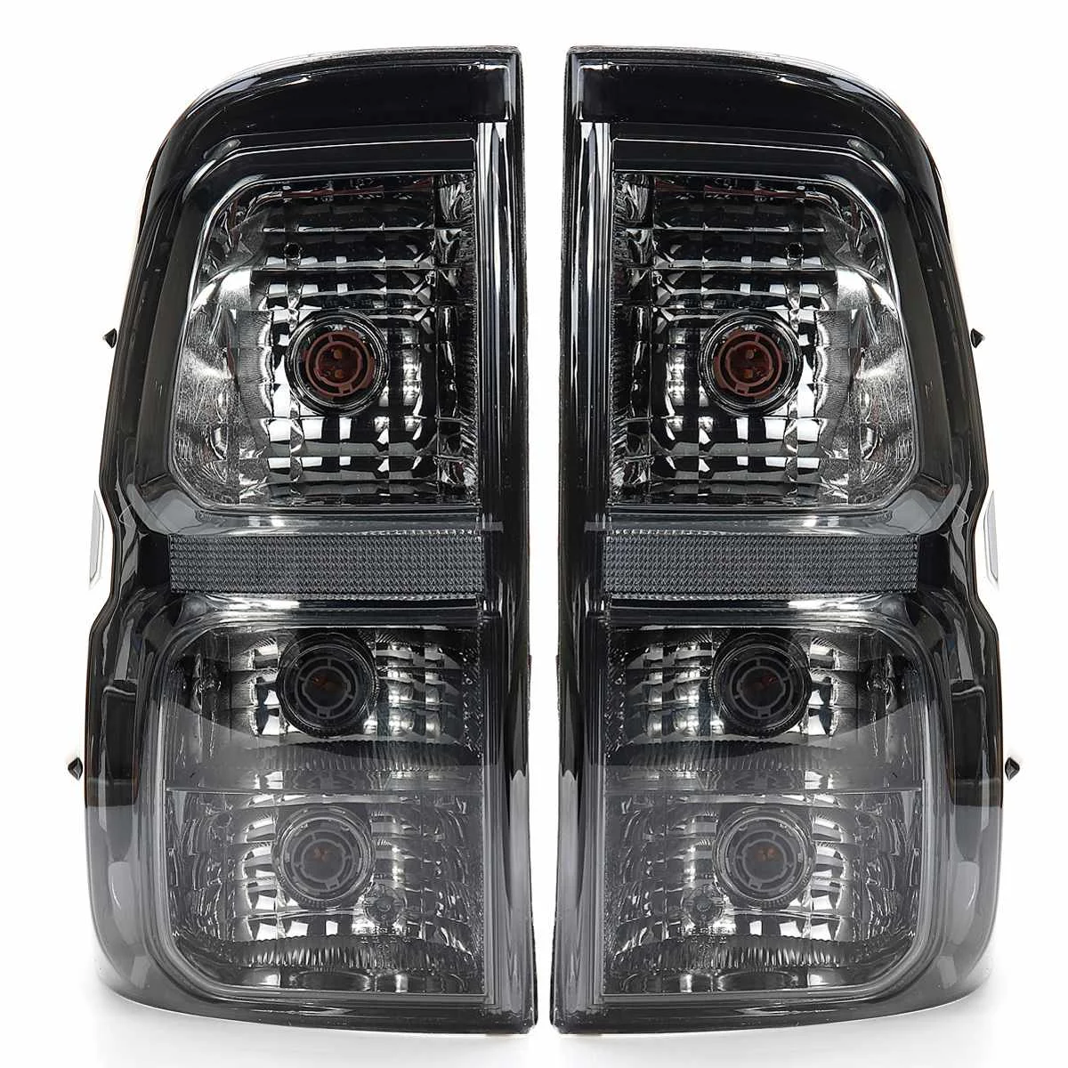 

Car Rear Left/Right Tail Brake Light Assembly With Wiring Smoke Black For Toyota Hilux Revo 2015 2016 2017 2018-Up Pair