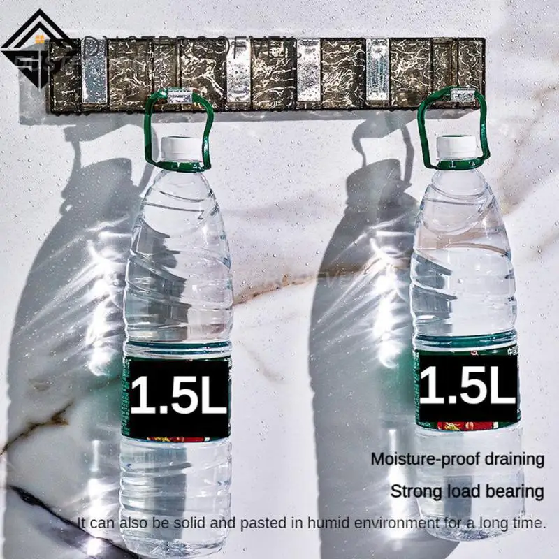 

Серебряный крючок без следов, легкая установка, искусственный роскошный крючок, полотенце для ванной комнаты, крючок для хранения одежды, прозрачный дверной крючок