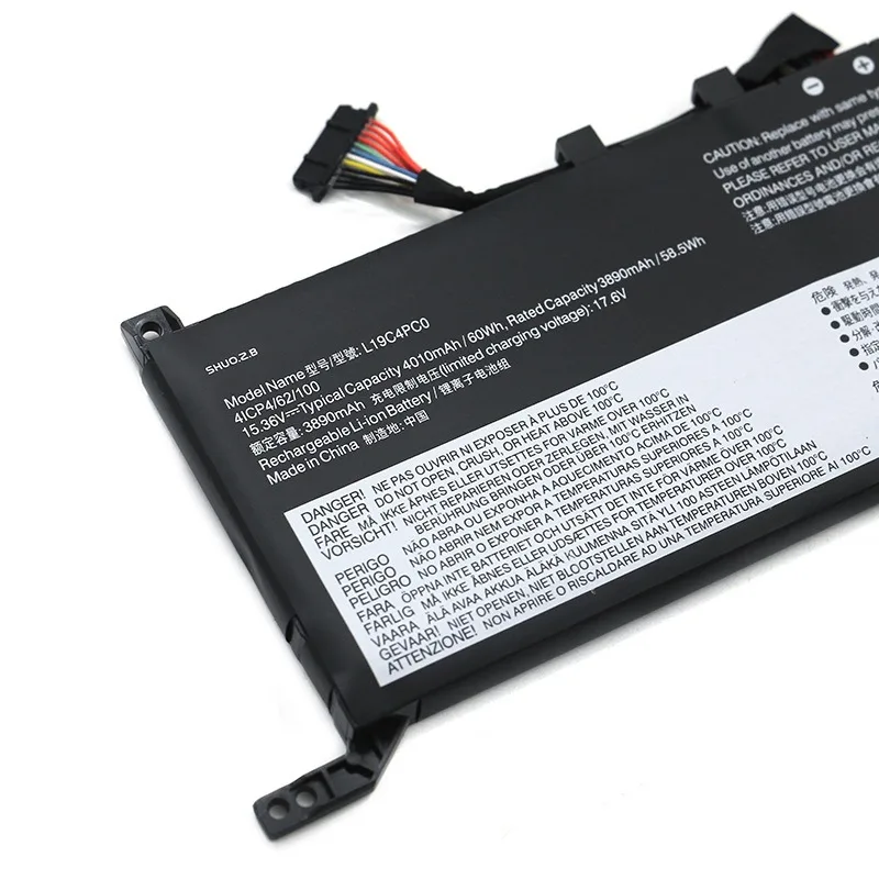Фото Для Lenovo Legion Y7000 R7000 2020H аккумулятор для ноутбука L19C4PC0 L19M4PC0 Высококачественная сменная батарея большой емкости Bateria №1