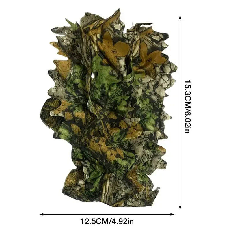 Охотничьи 3D перчатки Ghillie камуфляжный костюм головной убор Bionic Leafy для фотосъемки