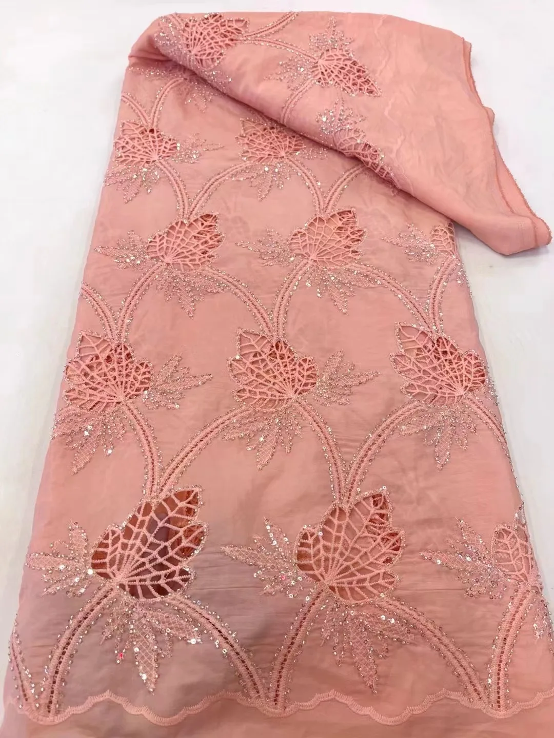 Высококачественный шнур ткань французская швейцарская вуаль кружевная