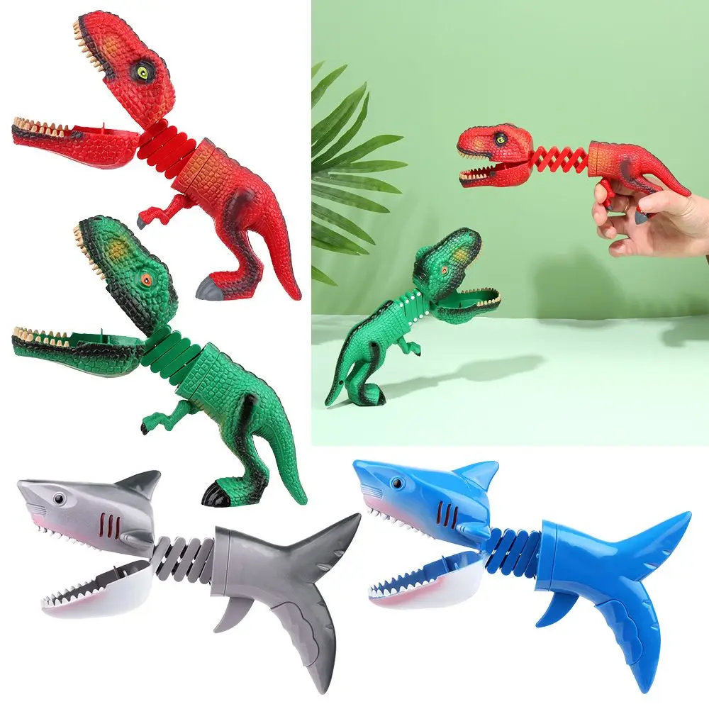 

Parent-child Interactive Novelty Kids Gift Animal Grabber Claw Dinosaur Telescopic Clip Children Shark Toy Pick Up Claw