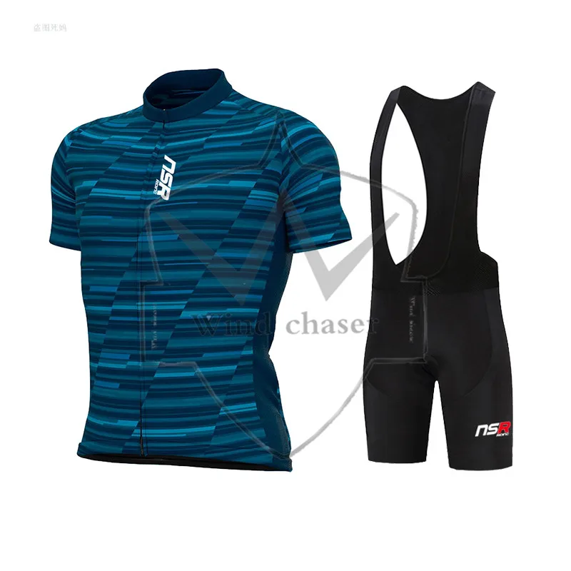 

MEN 2022 Summer Cycling Jersey Set Maillot Ropa Ciclismo Cycling Bicycle Clothing MTB Bike Clothes Uniform Man Cycling Suit NSR