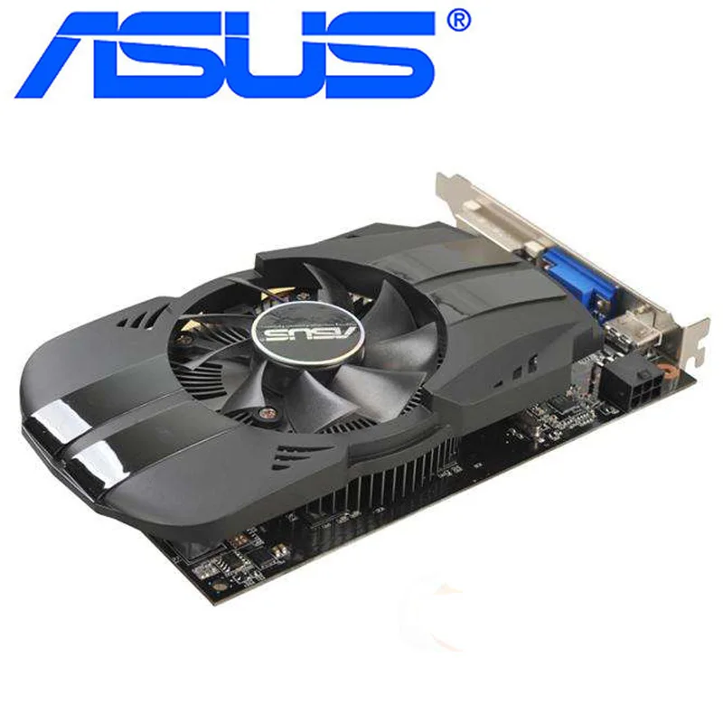 Оригинальная графическая карта ASUS GTX 650 1 Гб 128 бит GDDR5 видеокарта для nVIDIA Geforce GTX650