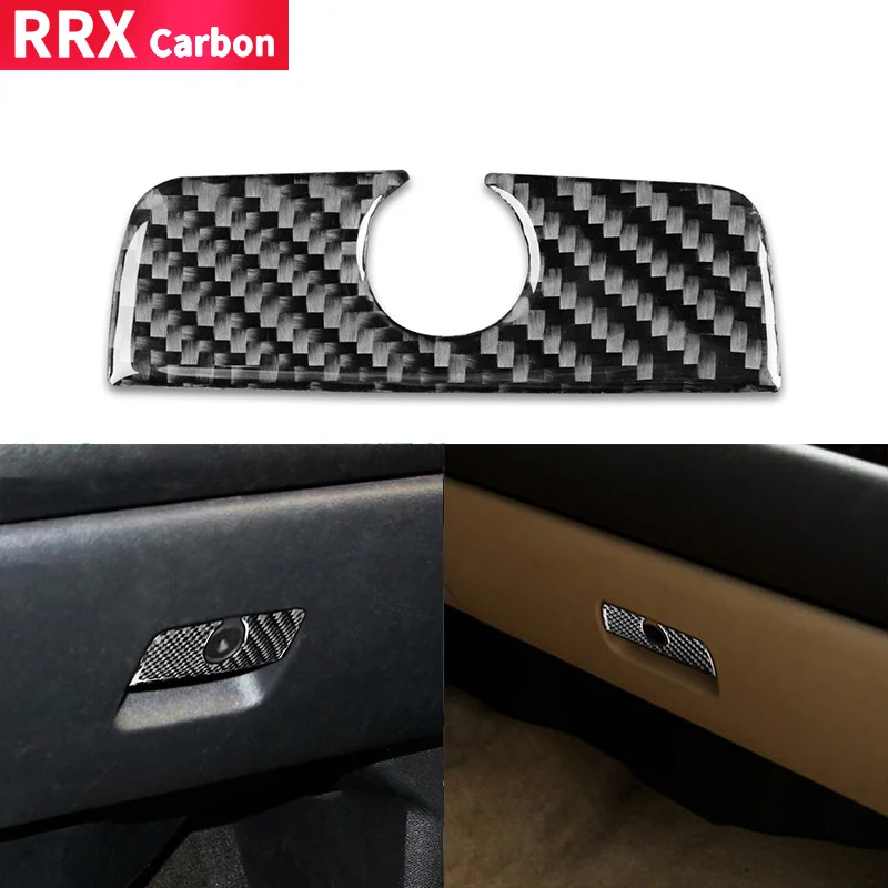 

Car Copilot Glove Box Handle Decoration Frame Cover Carbon Fiber Sticker for Chevrolet Silverado Suburban GMC Sierra 2007-2014