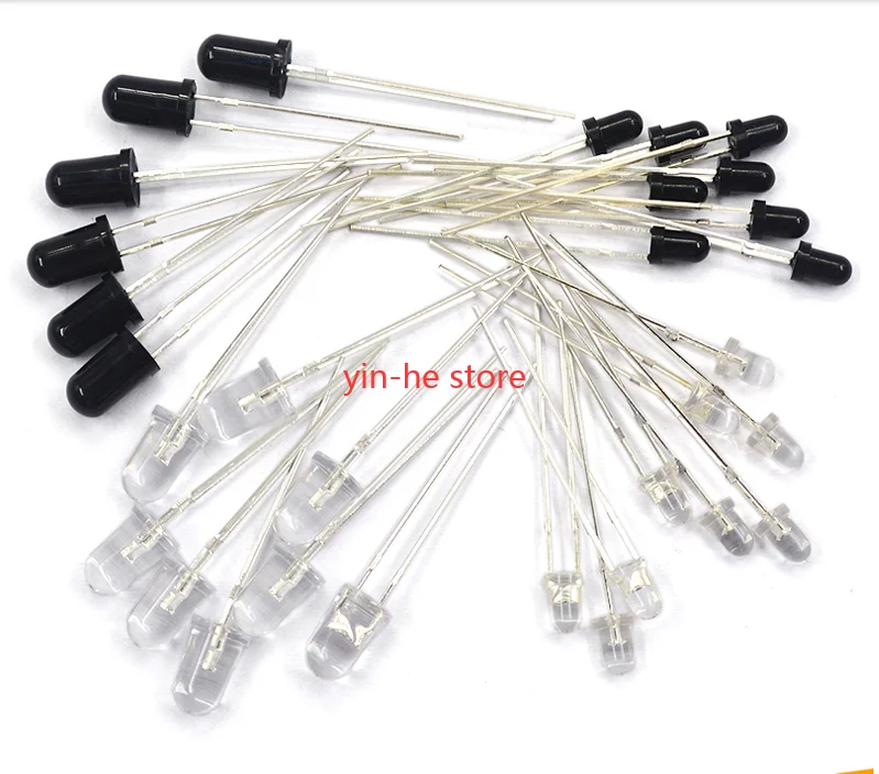 

10PCS 5mm 3mm infrared receiving tube hair diode F3 F5 many kinds of the pipe