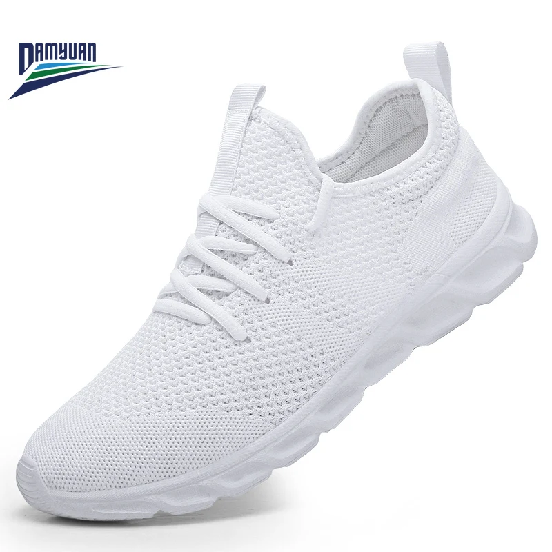 

Кроссовки мужские легкие, дышащие Нескользящие, удобные повседневные, спортивная обувь для бега, размер 48, 2020