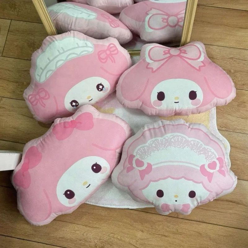Фото Милая подушка-овечка My Melody & Piano Sheep, идеально подходит для общежития, спальни, дивана и использования у кровати. №1