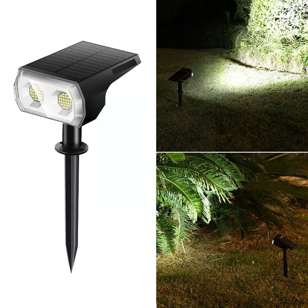 

48 Leds Solar Light Outdoors Landscape Spotlights, 2 In 1 Wireless Waterproof Outdoor Solar Spotlights For Yard Garden Pati W2r6