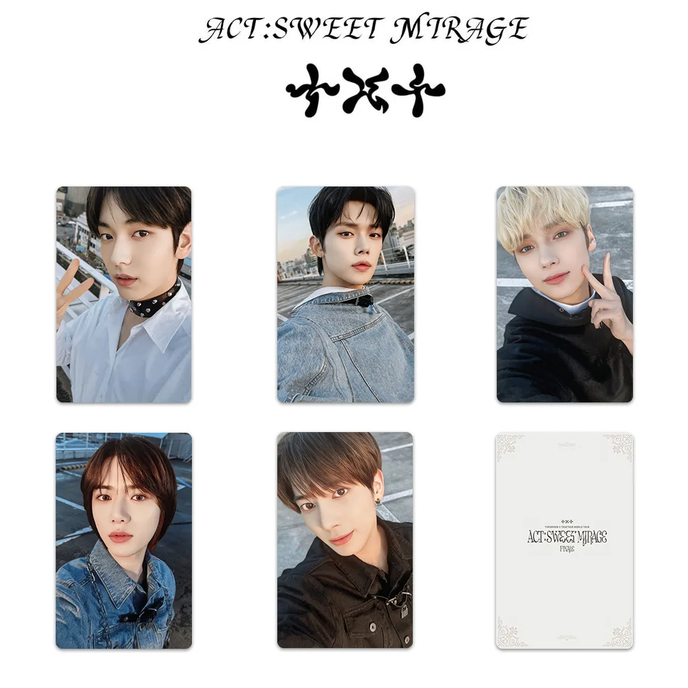 

Альбом SOOBIN YEONJUN Idol Boy SWEET MIRAGE, фотооткрытки BEOMGYU TAEHYUN HUENINGKAI HD, поклонники Lomo, подарки, 5 шт./комплект