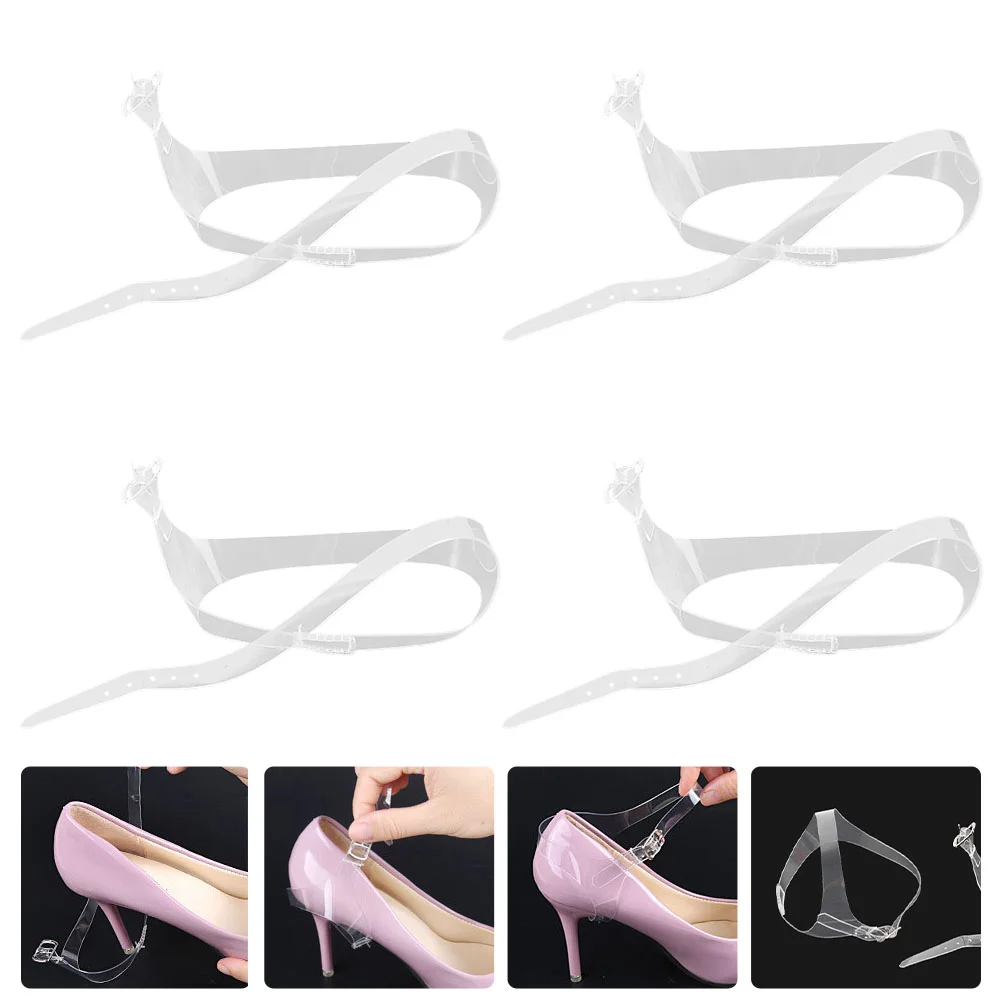 

Ремешки для обуви, съемные шнурки на высоком каблуке, незакрепленные, прозрачные, со шнуровкой