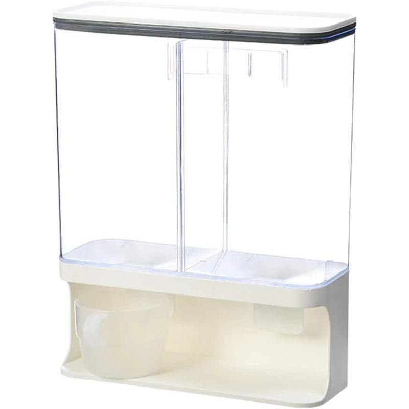 

Wall-Mounted Dry Food Dispenser, Cereal Dispenser,Storage Cereal Container, For Cereal,Rice Kitchen Storage Containers