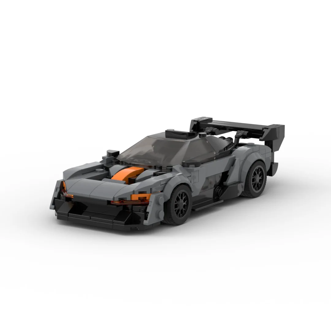 Новые MOC Senna GTR Racing Speed Champion Racer строительные блоки кирпич креативные гаражные