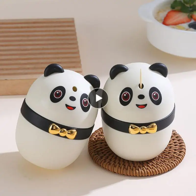 

Мультяшный милый прочный бытовой ящик для хранения зубочистка домашняя мебель панда Съемный прочный портативный практичный магазин