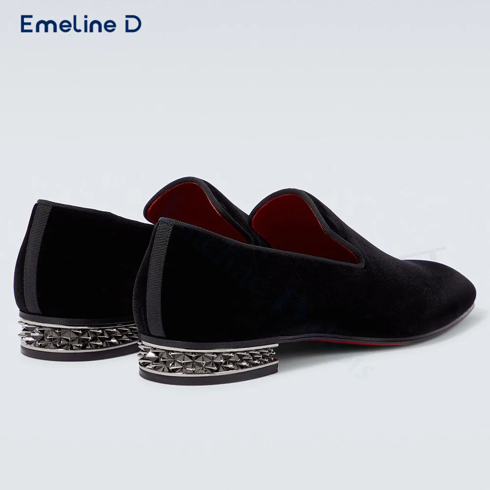 Черные замшевые однотонные лоферы высокого качества деловая повседневная обувь