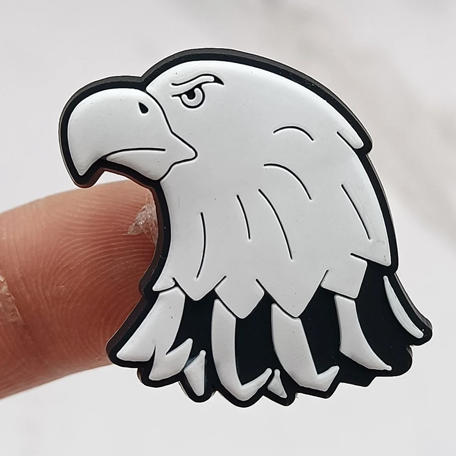 Novelty Design Sketch Animals PVC Shoe Charms Sandal Accessories Tiger Lion Wolf Diy Shoe Buckle Decoration Jibz For Croc Charms