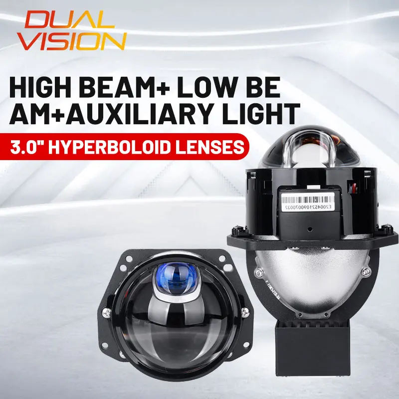 

Bi LED Lens High Beam Auxiliary Yellow Light 3000K 50000LM LED H7 H4 9005 9006 HB3 HB4 Auto Retrofit Kits Angel Eyes Shrouds 12V