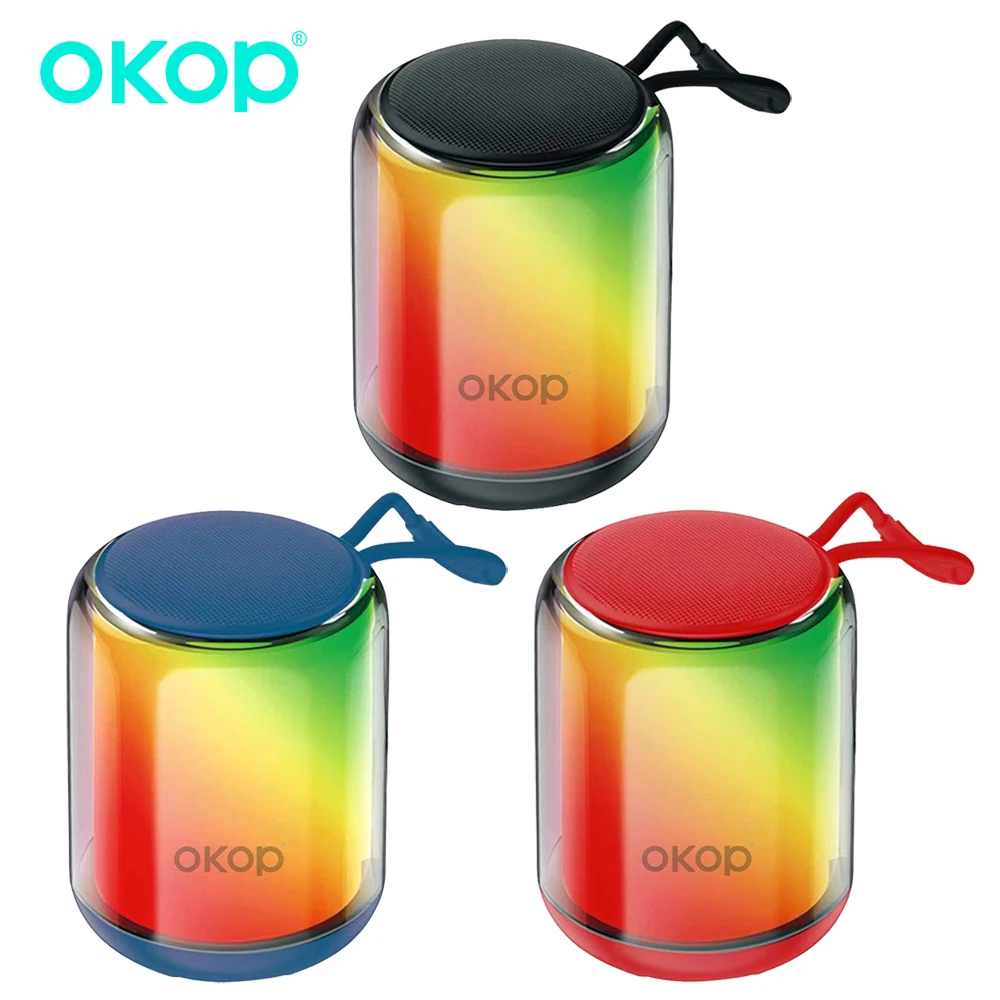 Фото OKOP Bluetooth-колонки, окружающее освещение RGB, TF, USB, AUX, многоинтерфейсный DCIN, сабвуфер с низкой задержкой, сабвуфер Caixa De Som (22)비헬 изменений №1