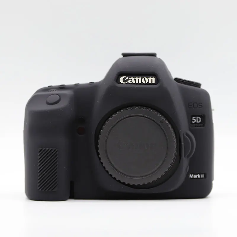 Силиконовый кожаный чехол для брони защитный корпуса Canon EOS 5D Mark II 2 5DII 5D2 только