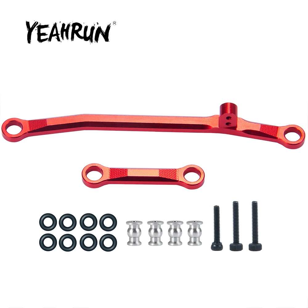 

Металлическая рулевая связь YEAHRUN, 1 комплект, комплект рулевой тяги для осевого радиоуправляемого автомобиля, модель SCX24 90081 1/24