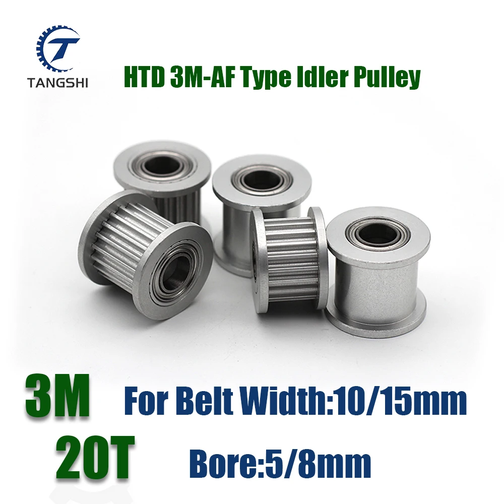 Натяжной шкив HTD 3M 20 зубов алюминиевый